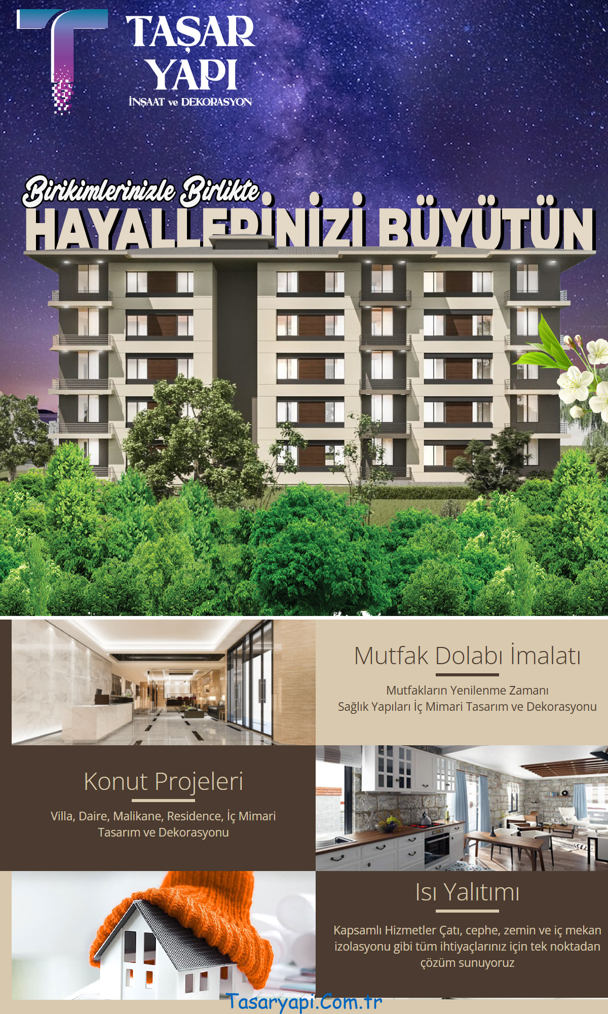 2+1 Konut Projesi ve Satılık Daireler